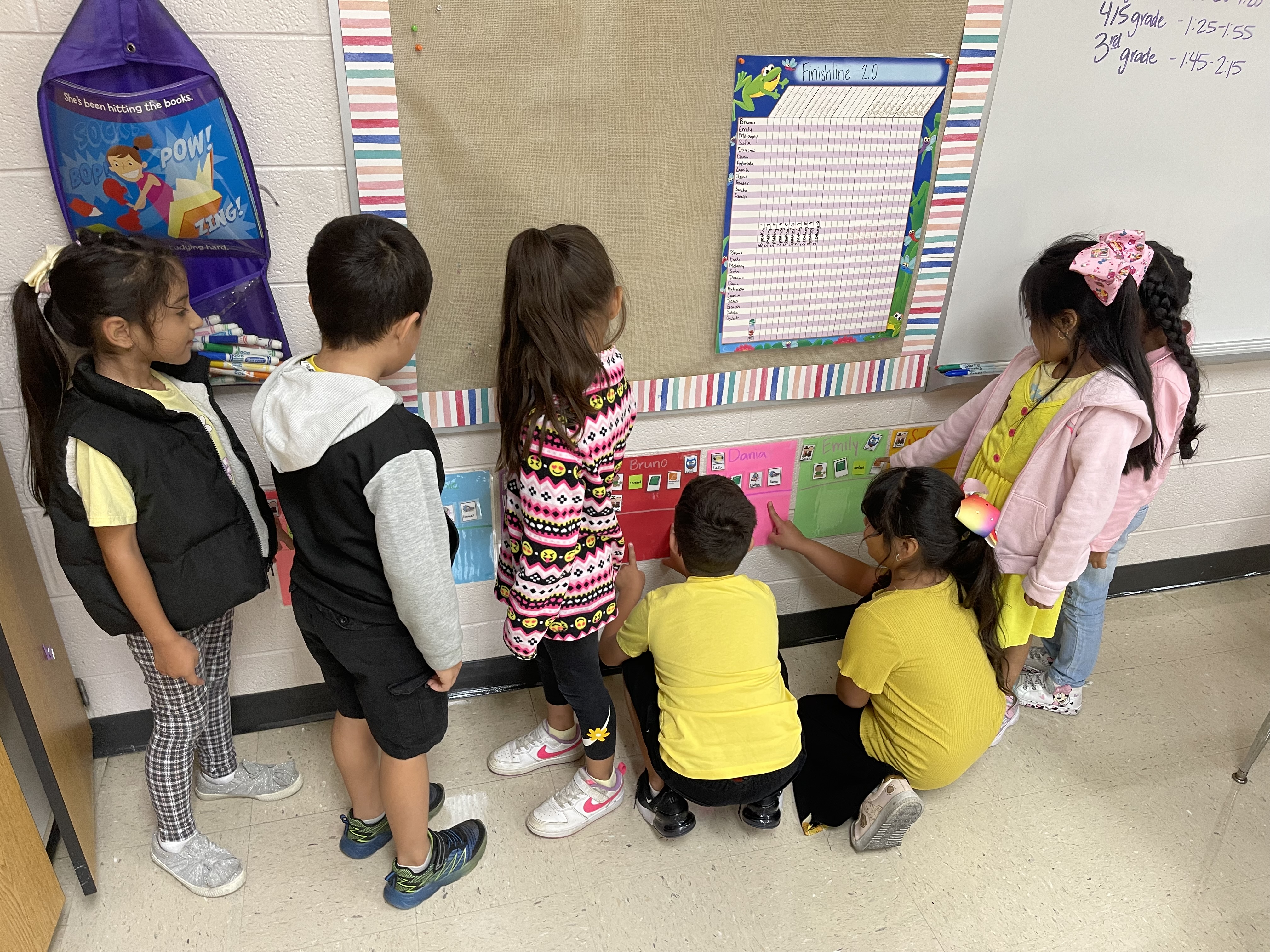 Students choose which center they want to go to. They can choose phonics, word work, journal, Lalilo, or games during their center time. 