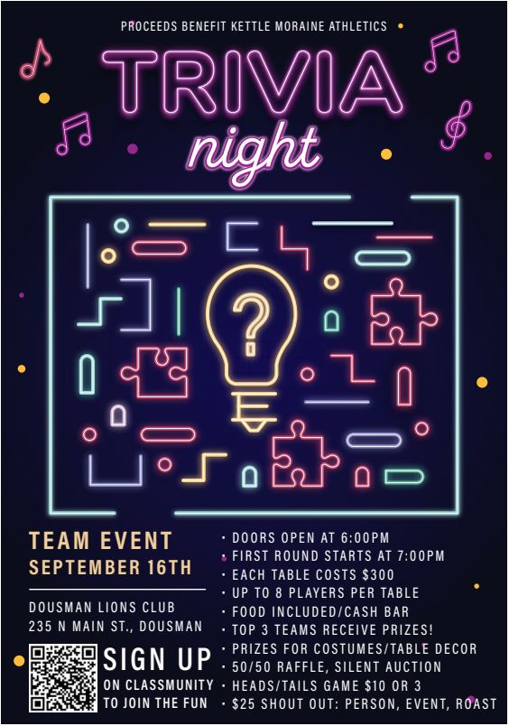 KM Trivia Night September 16th