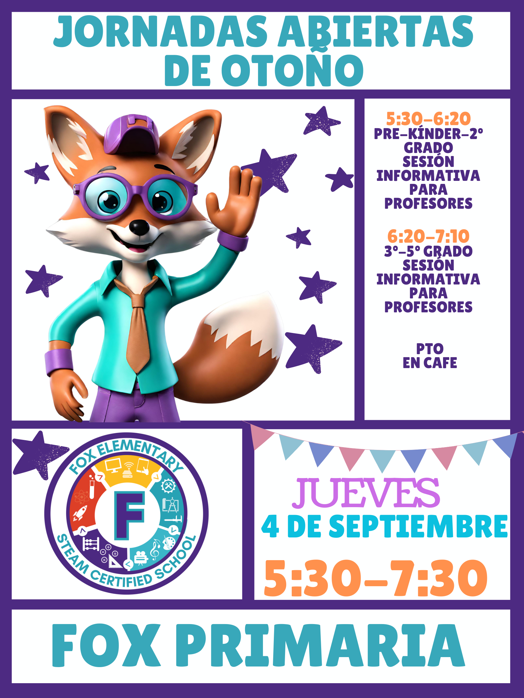 open house flyer spanish