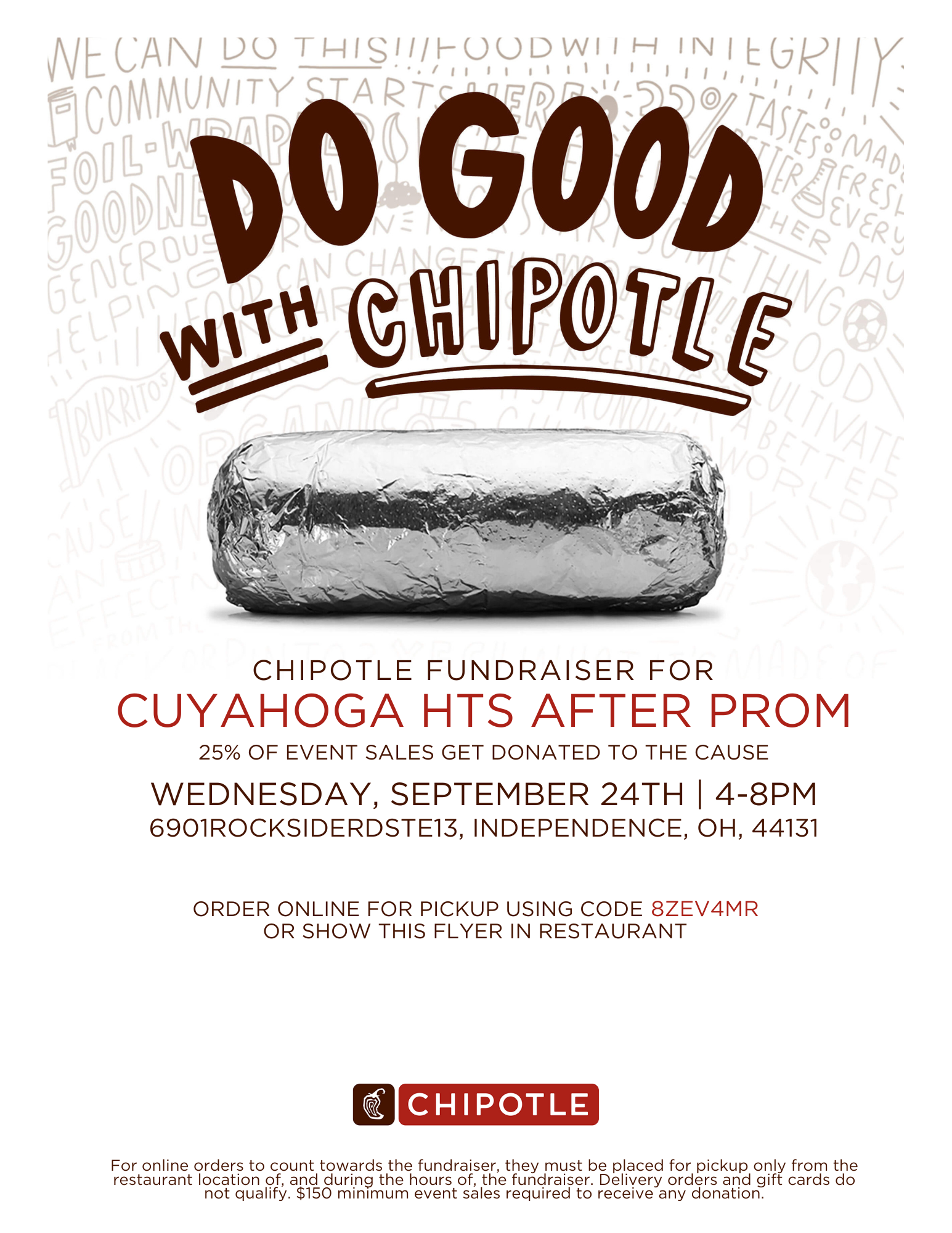 chipotle fundraiser