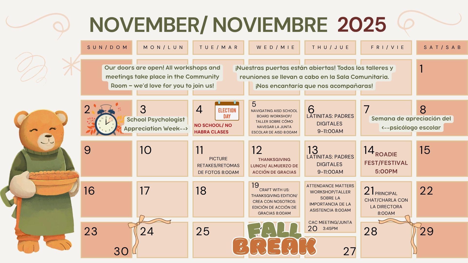 November Calendar