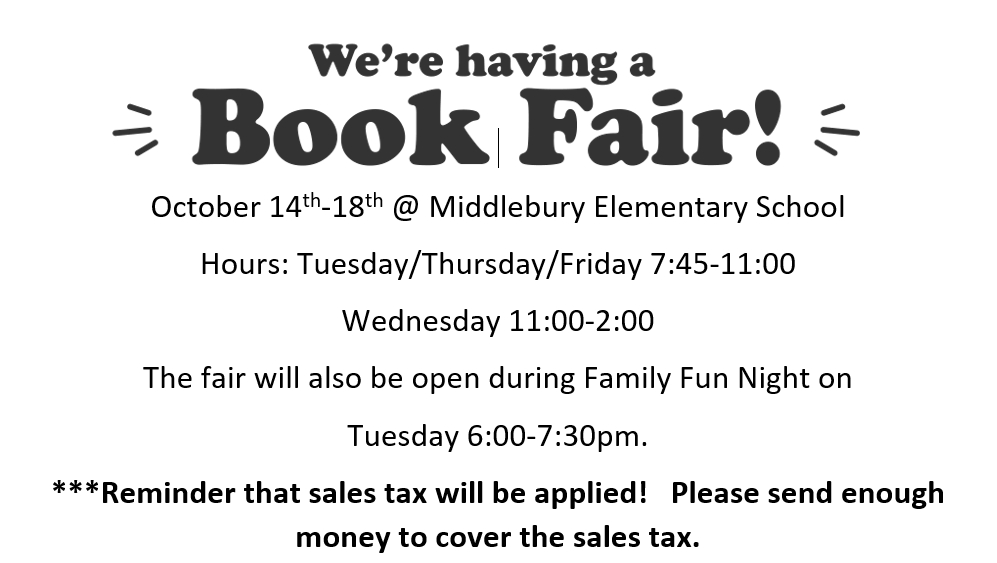 Book Fair information