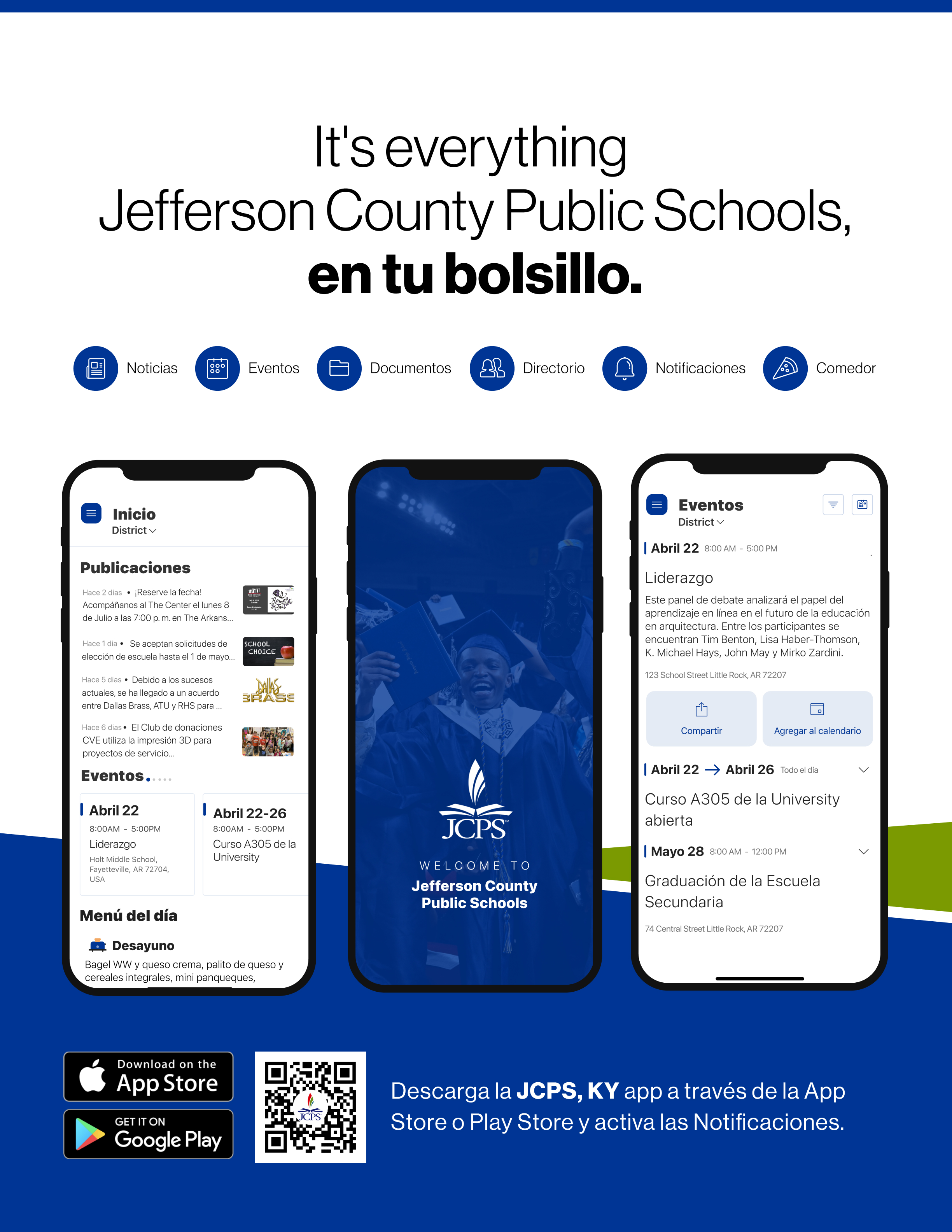 instructions for how to download new jcps family app