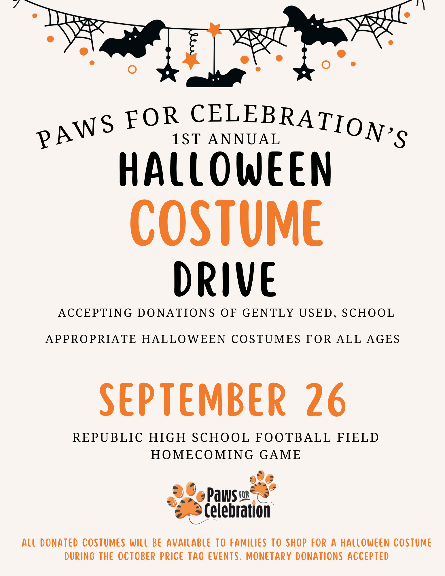 Halloween Costume Drive