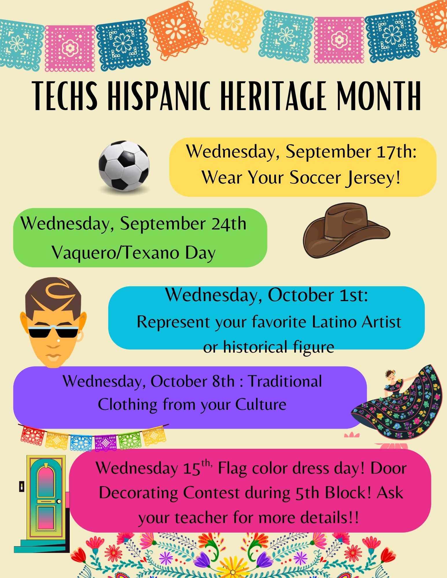 Hispanic Heritage Month Days