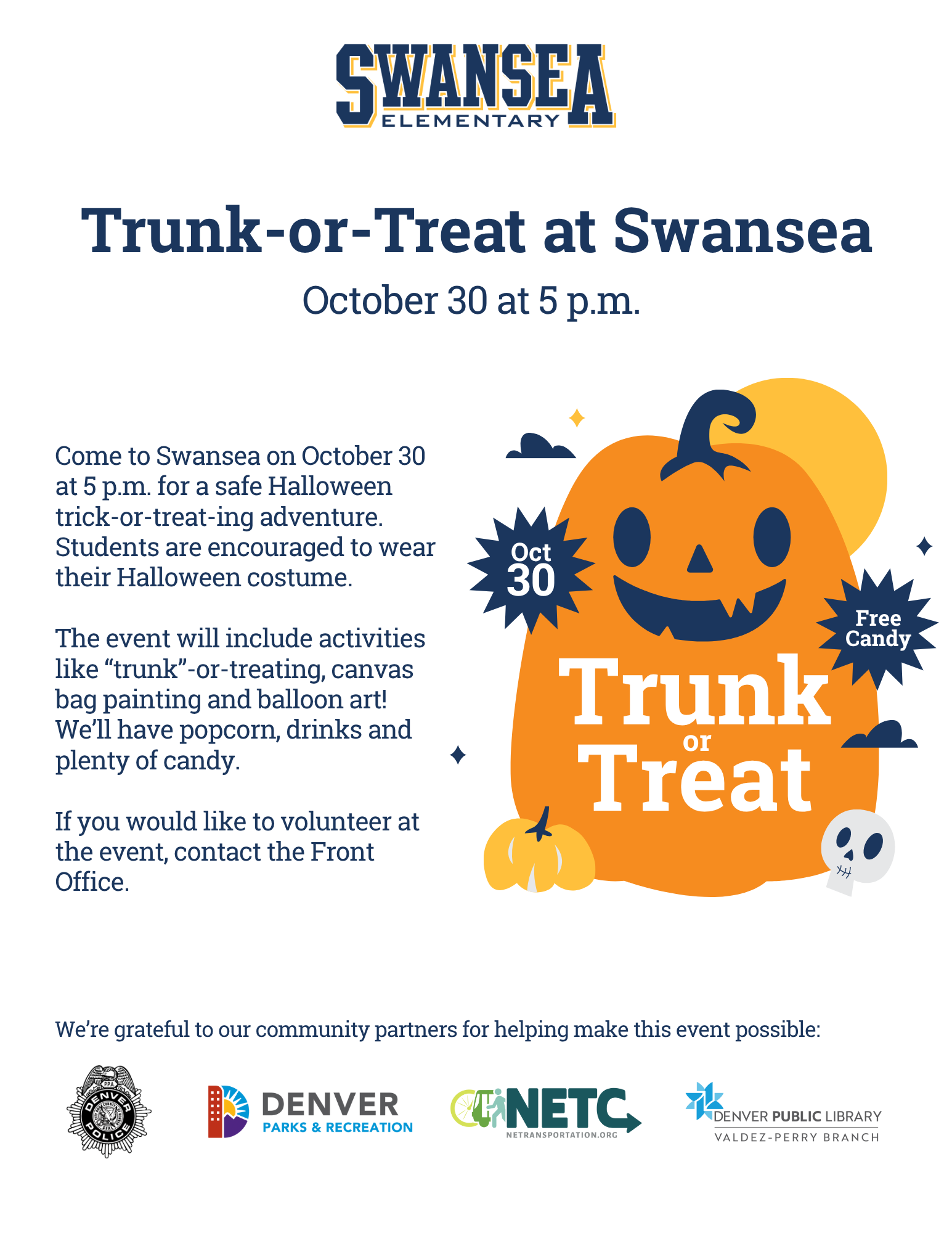 Trunk or Treat Flyer