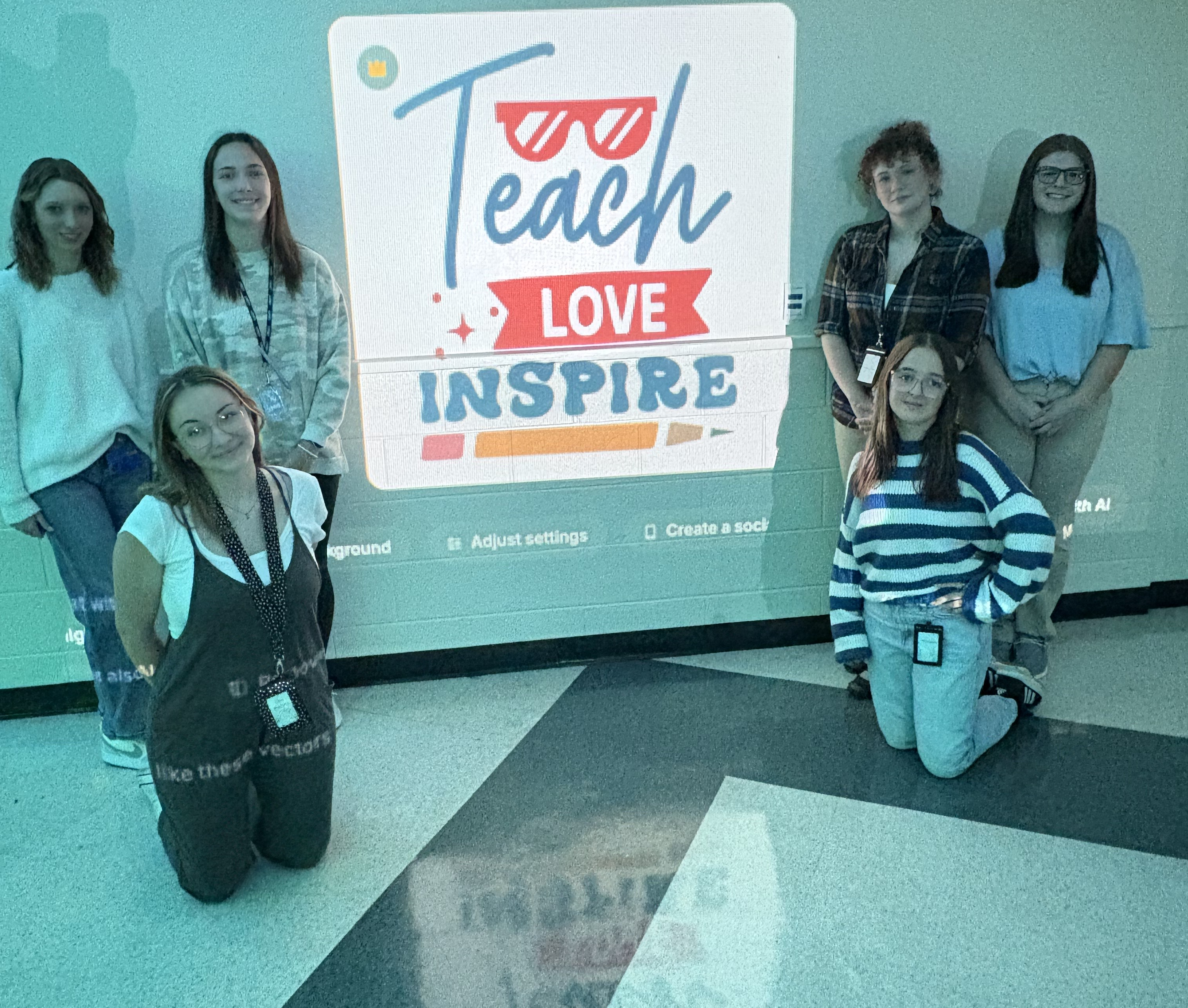 Teachers for Tomorrow Group with 1st Grade (JWAC) and Mrs. Christy Blevins