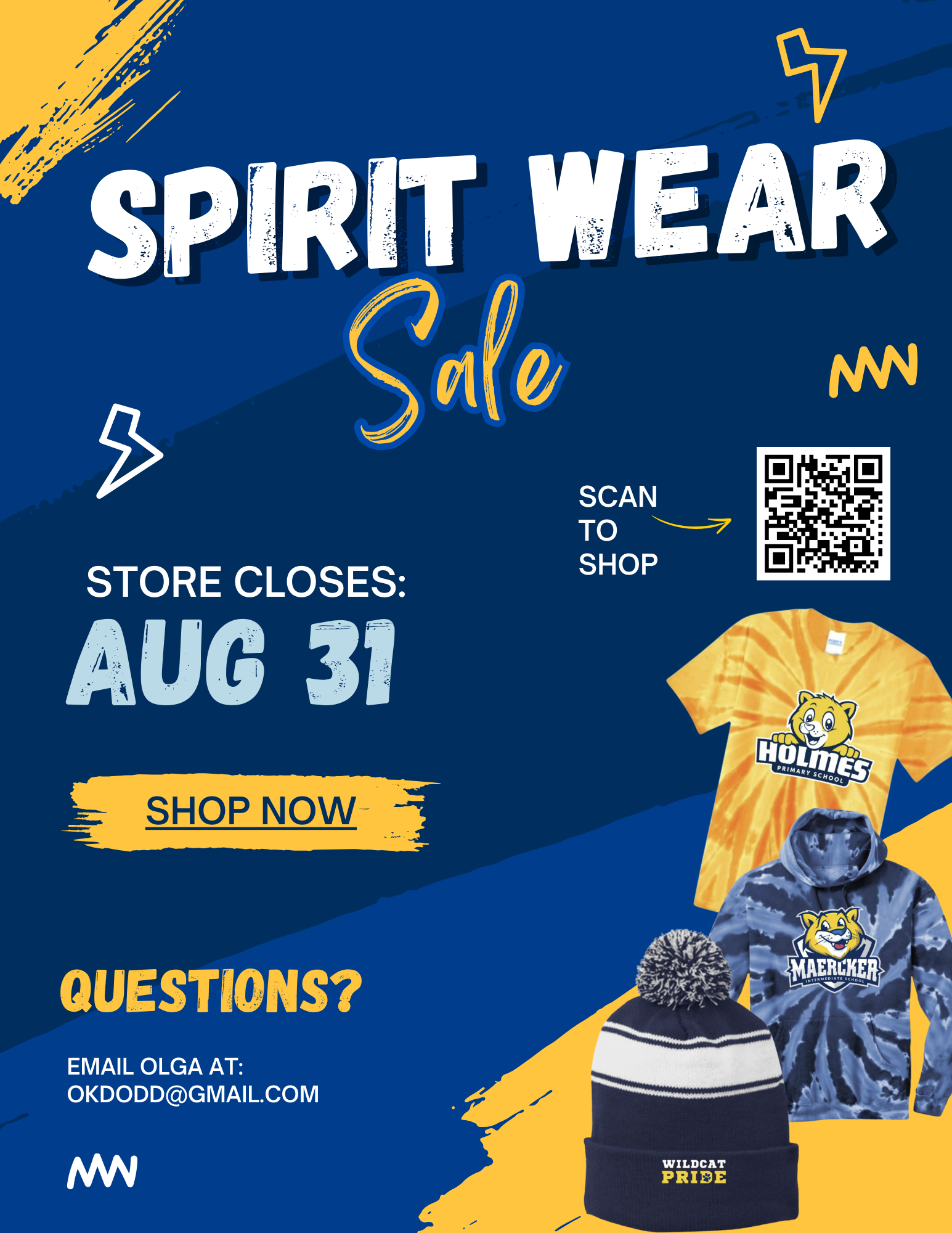 Spirit Wear Sale
