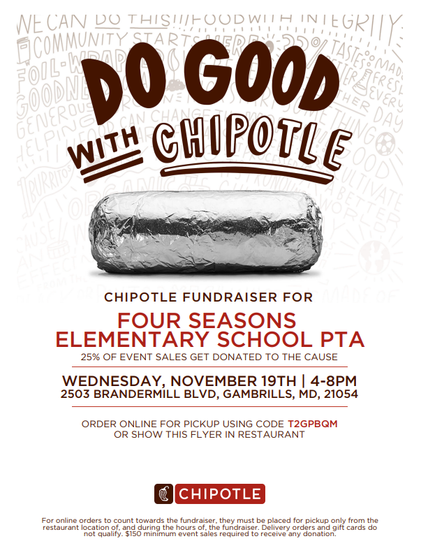Chipotle flyer for November 2025 newsletter