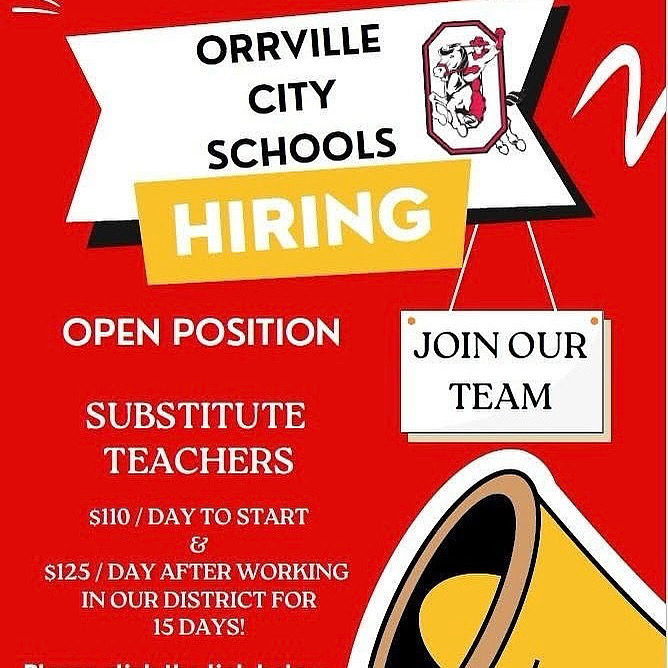 Substitute Teachers Needed!