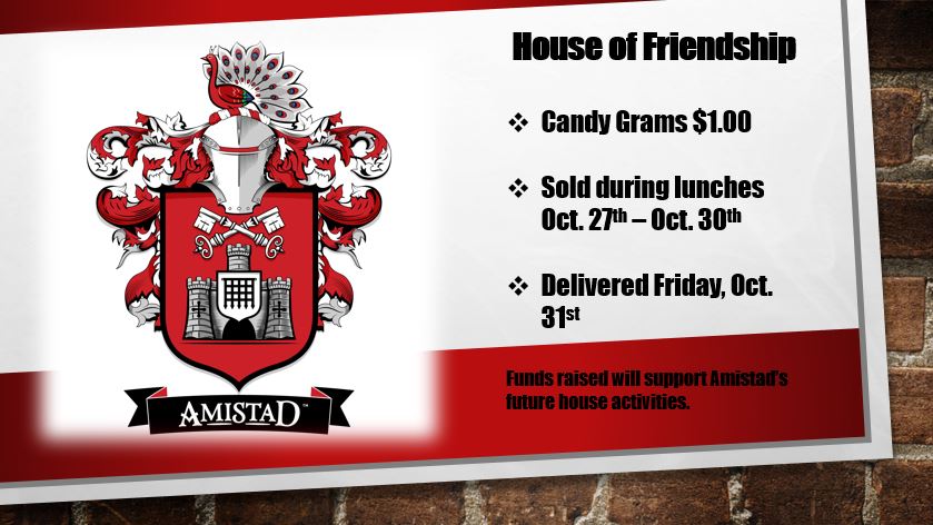 Amistad Candy Gram Ad