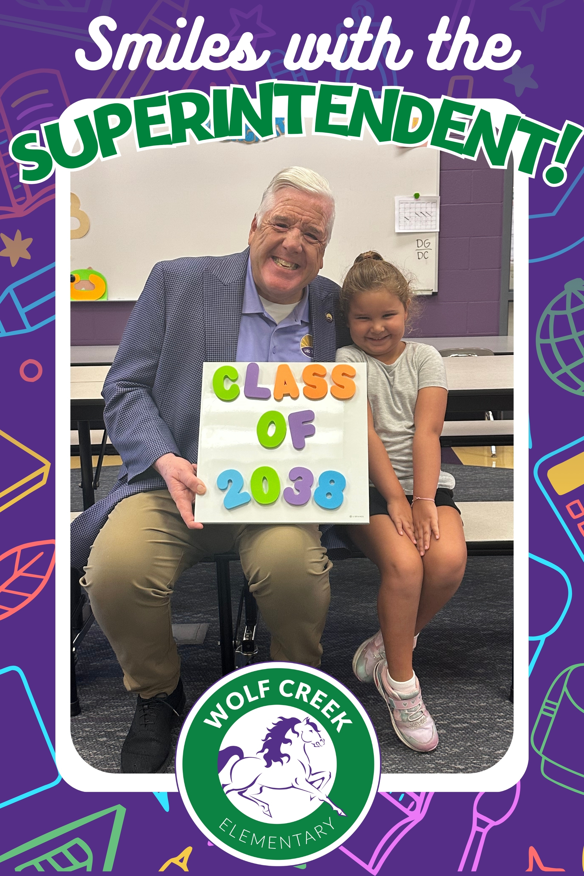 Smiles with Superintendent photo