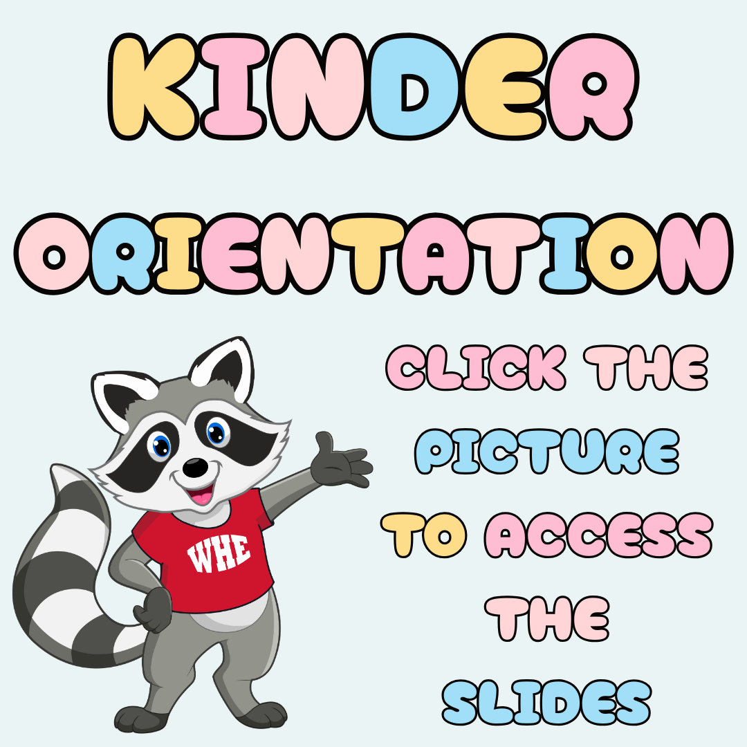 Kinder orientation slides
