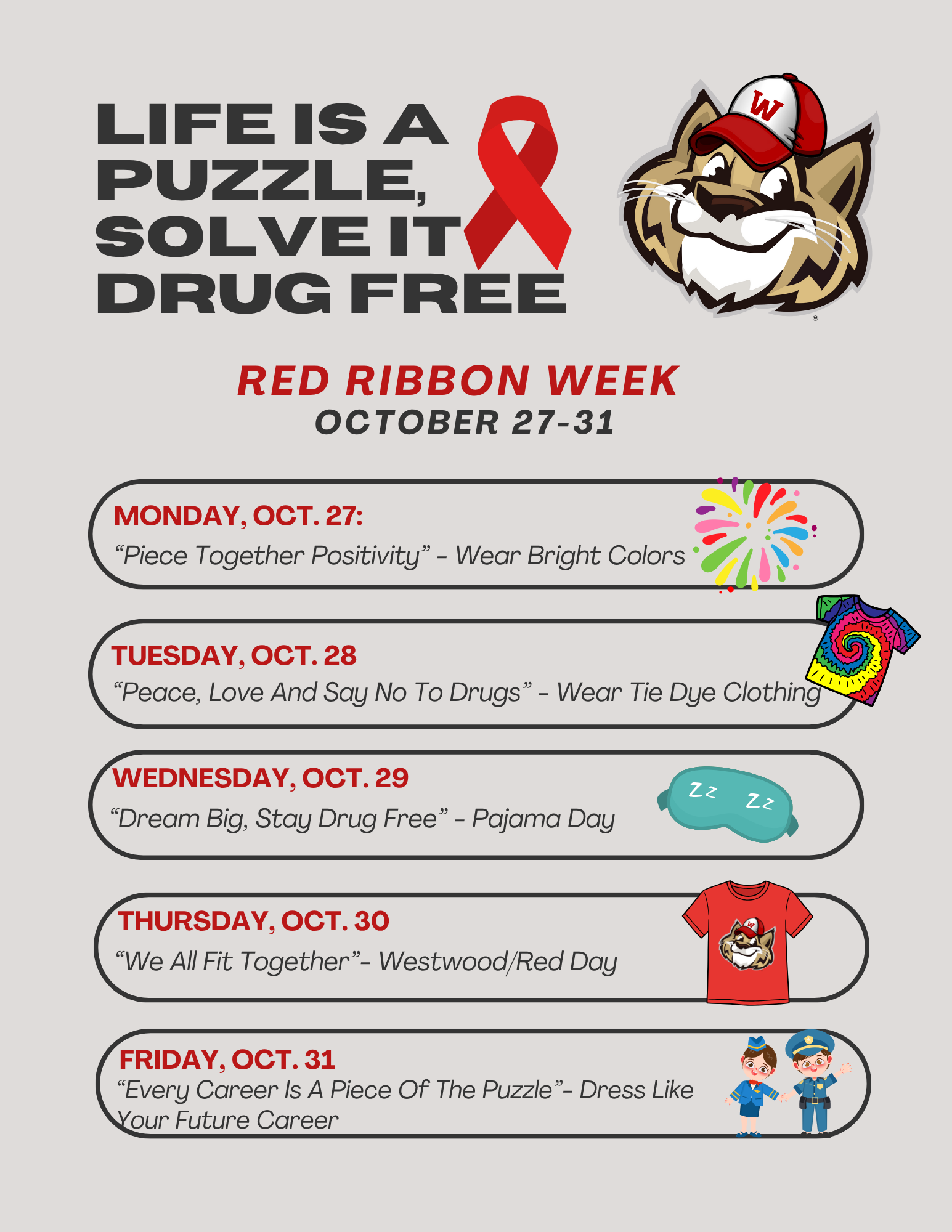 Red ribbon week flyer eng