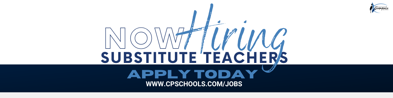 Now Hiring Substitute Teachers Apply Today. www.cpschools.com/jobs