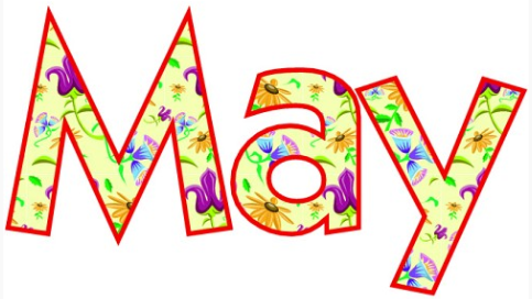 May graphic for May 2025 newsletter