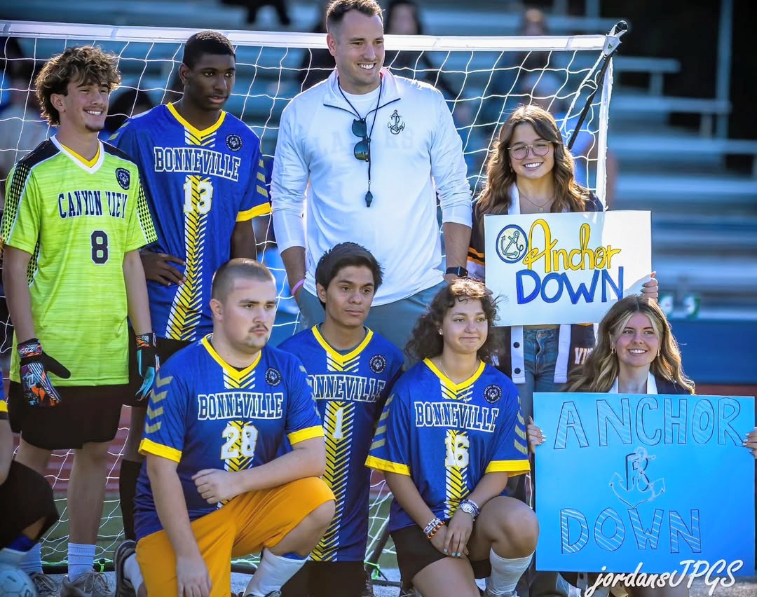 Some of Bonneville Unified Soccer Team