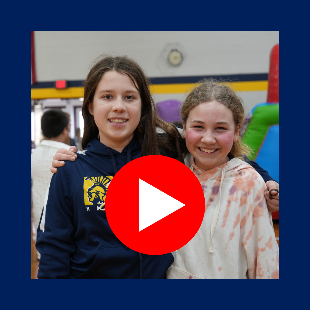 Two students at MMS youth night