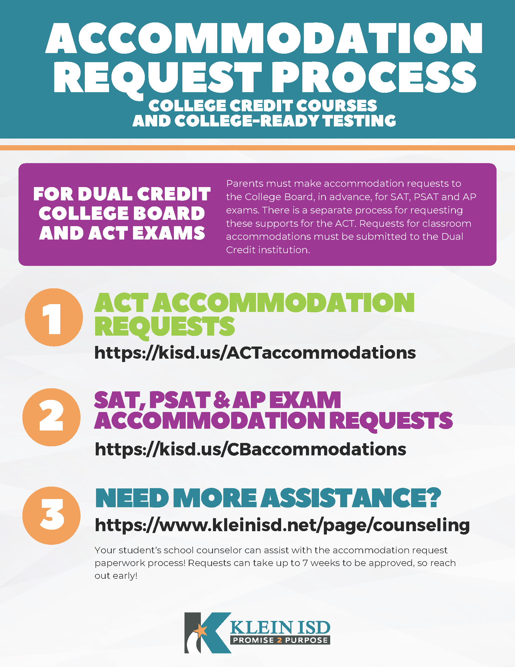 Accommodation Request