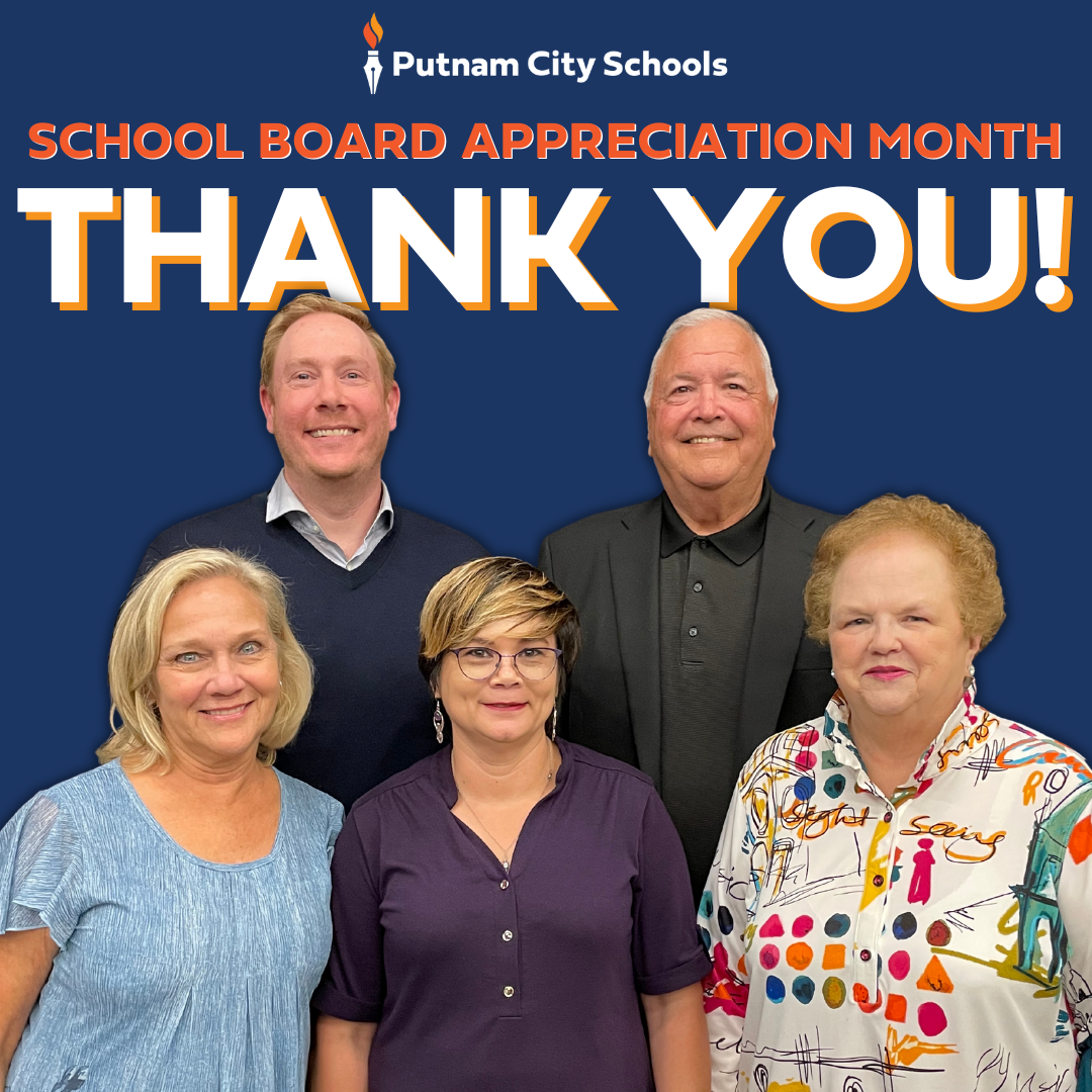 school board appreciation month, thank you