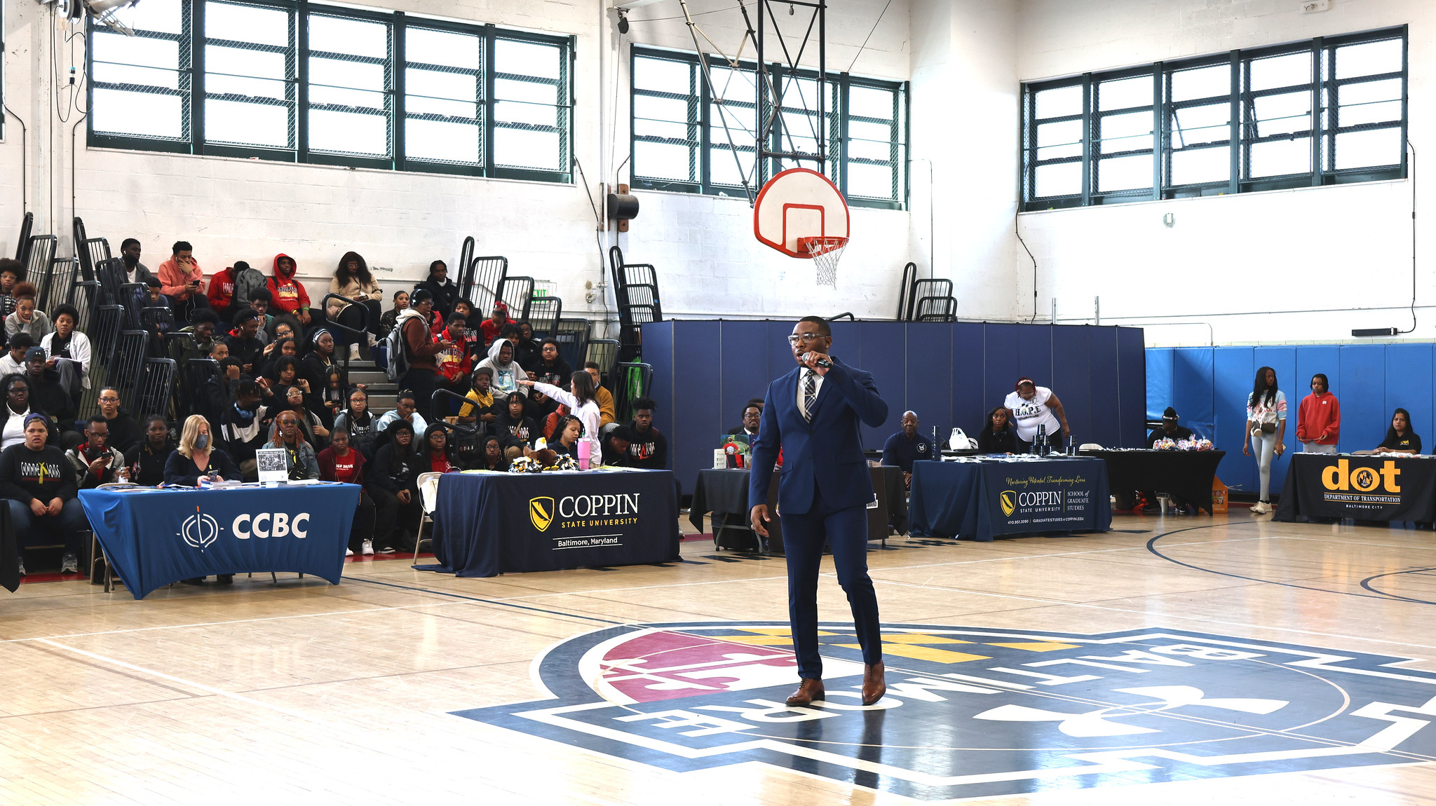 Partners at Connexion with students