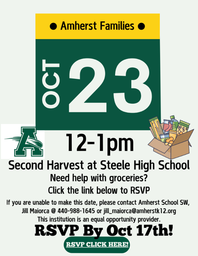 October Food Distribution Flyer