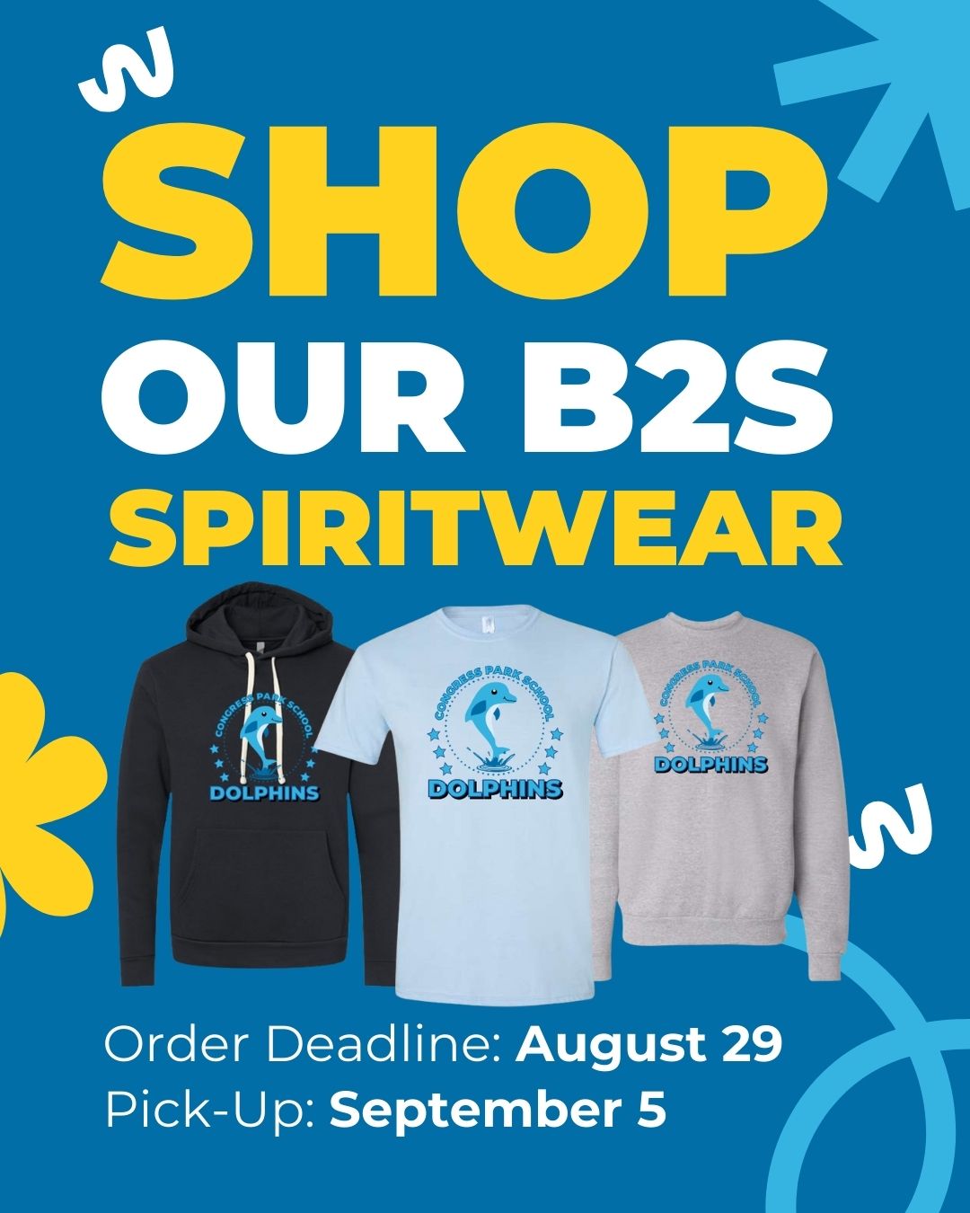 spirit wear flyer english