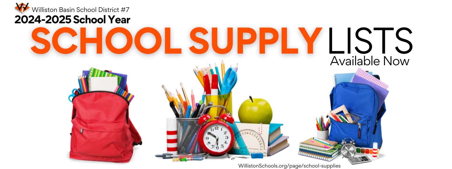 School Supply Lists Available Now