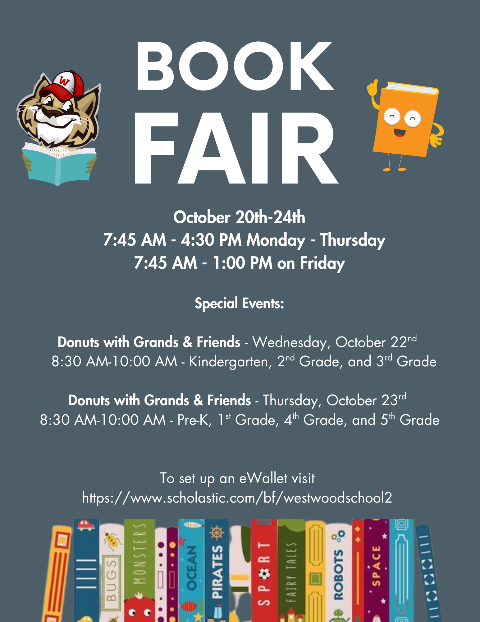 book fair flyer english