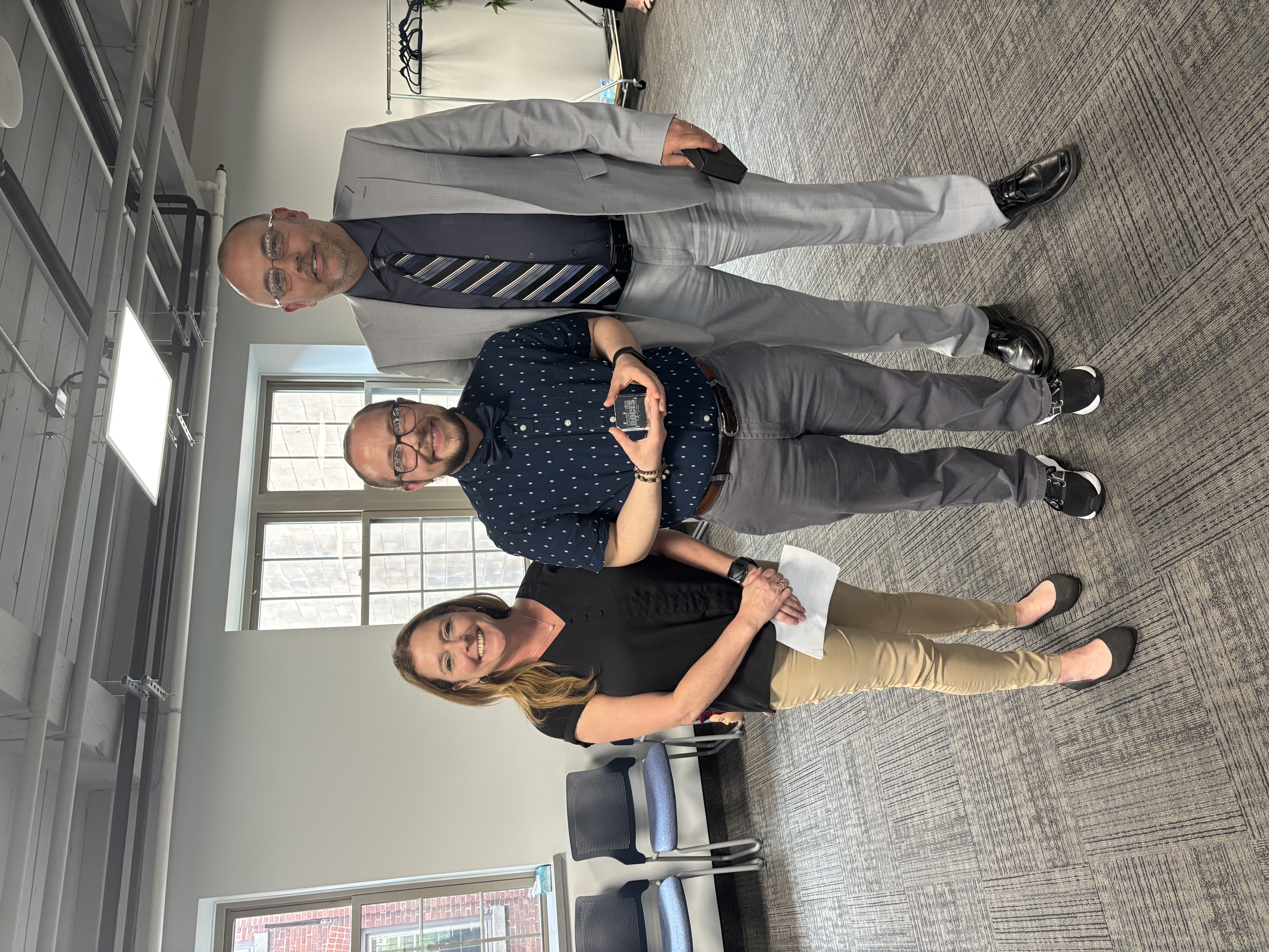 Court Hamilton with Patty Frank and D.J. Shepardson