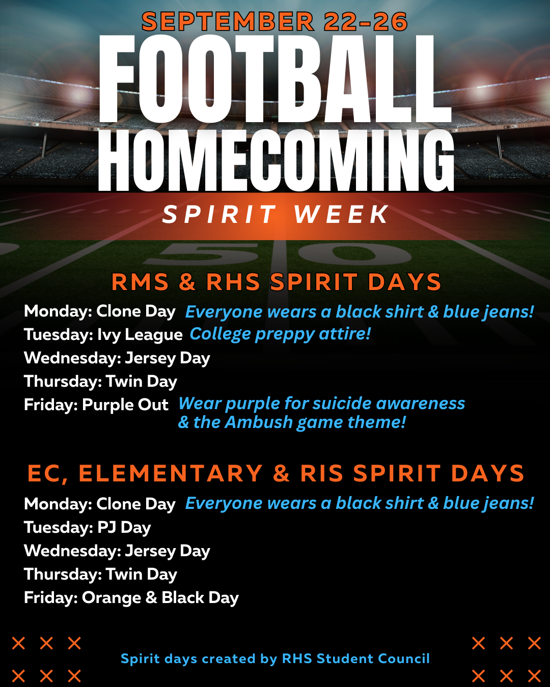 Homecoming Spirit Week