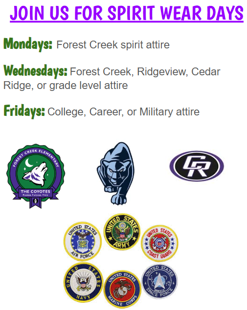 Spirit Days
