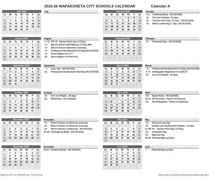 calendar