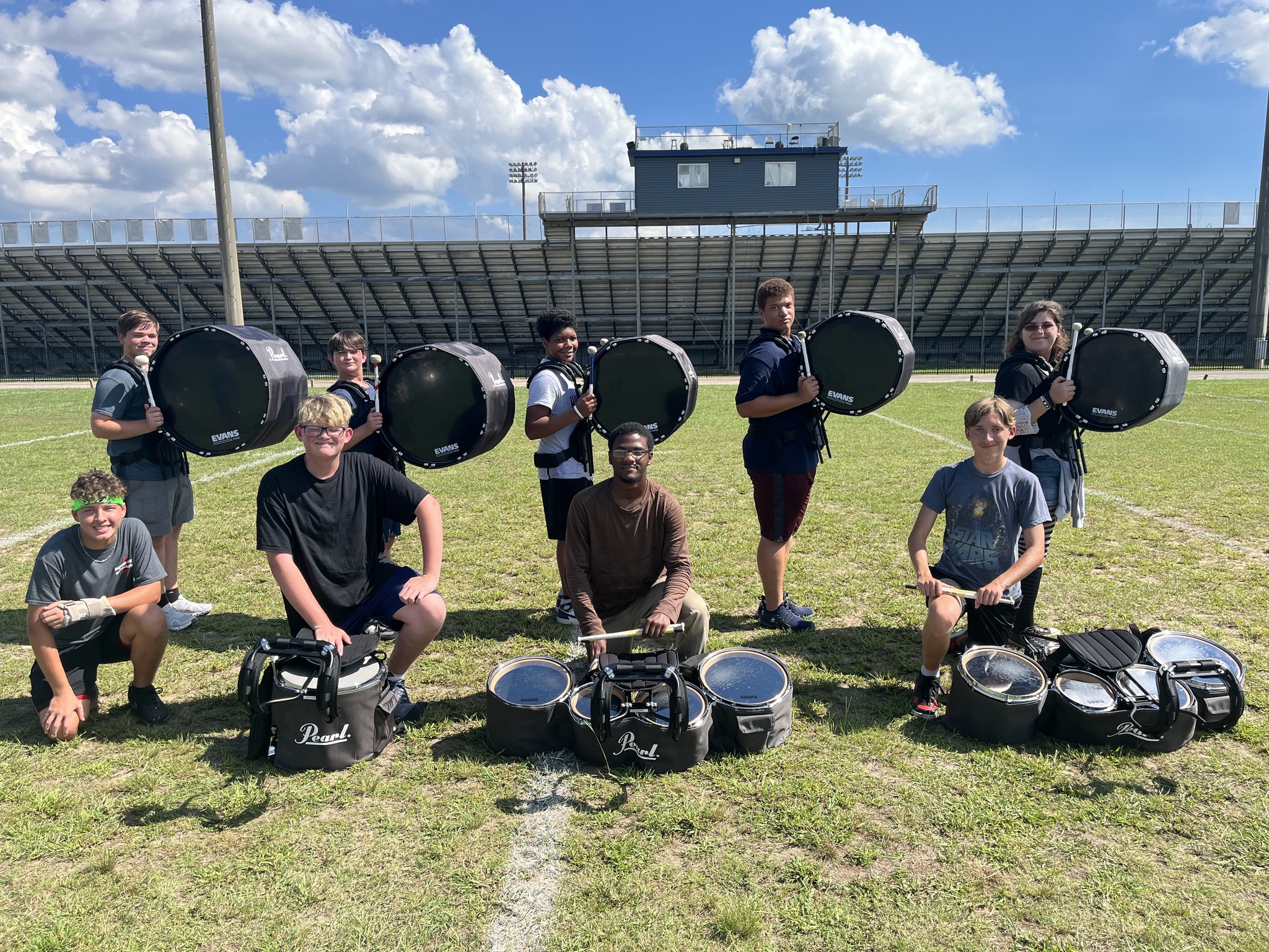 Alma Bryant drum line