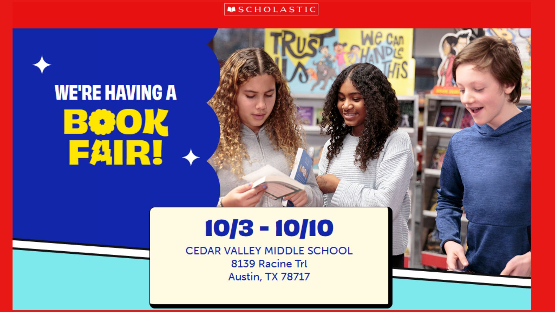 Book Fair 10/3-10/10