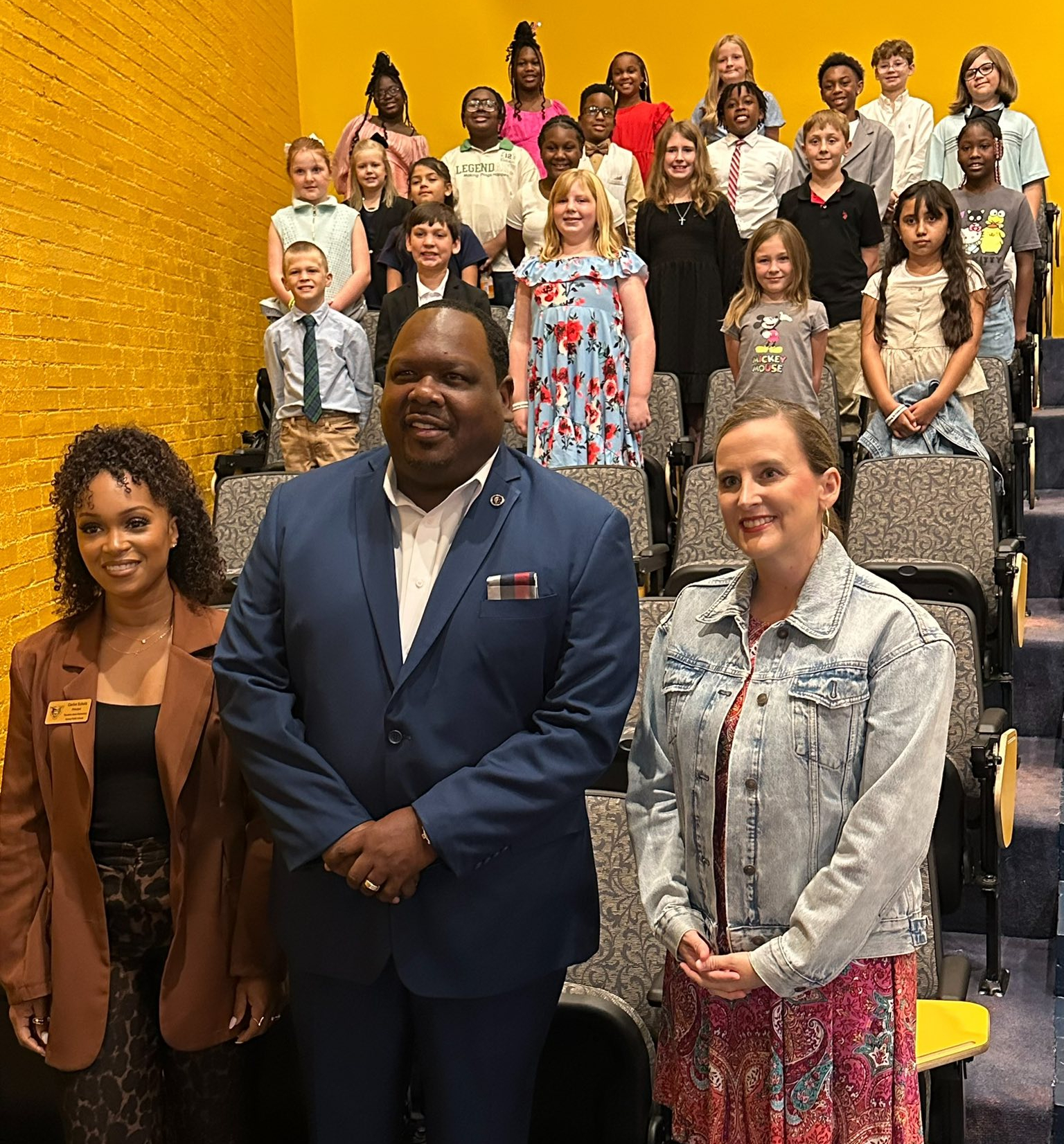 Echols and student picture