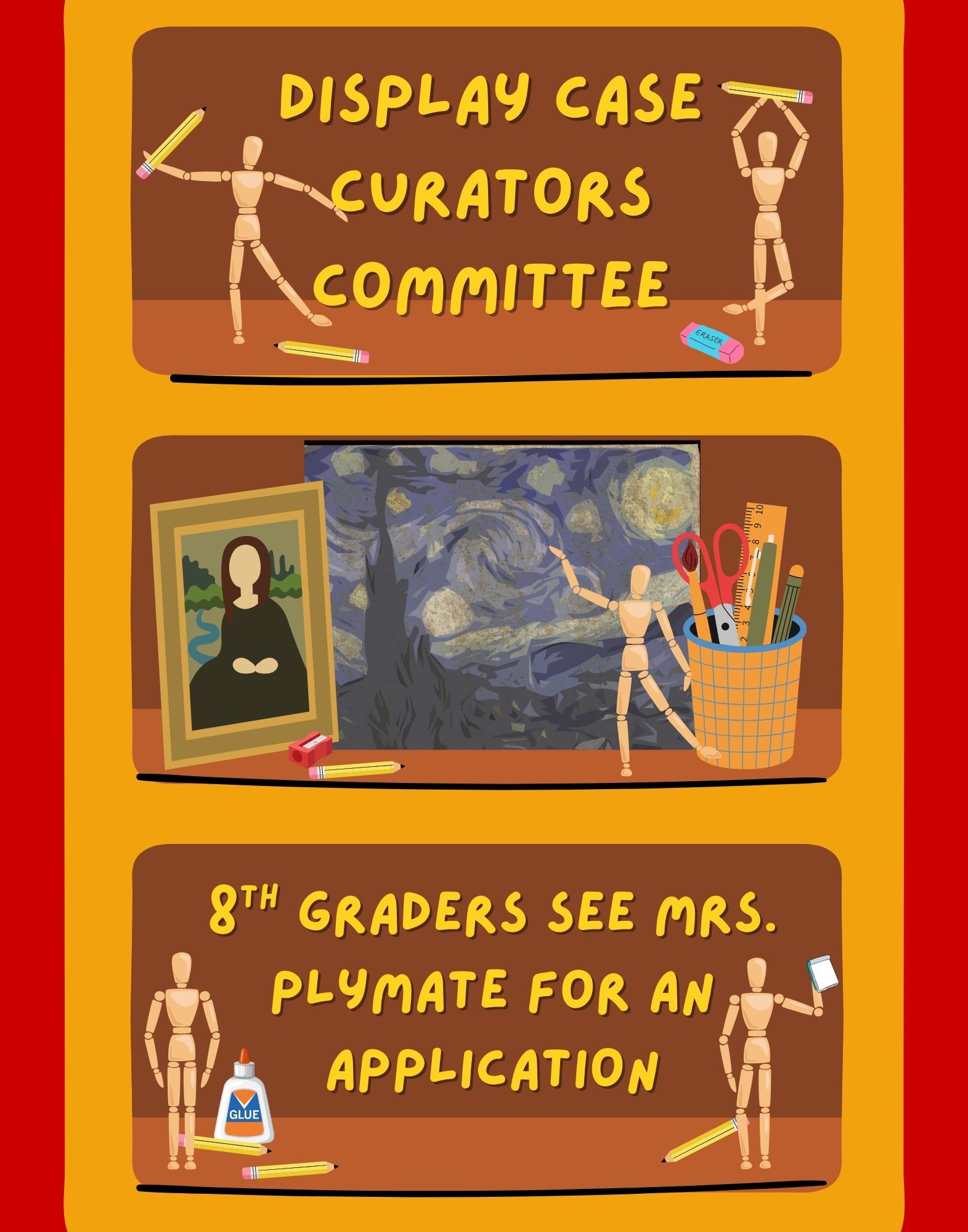 Display case curators commitee information 