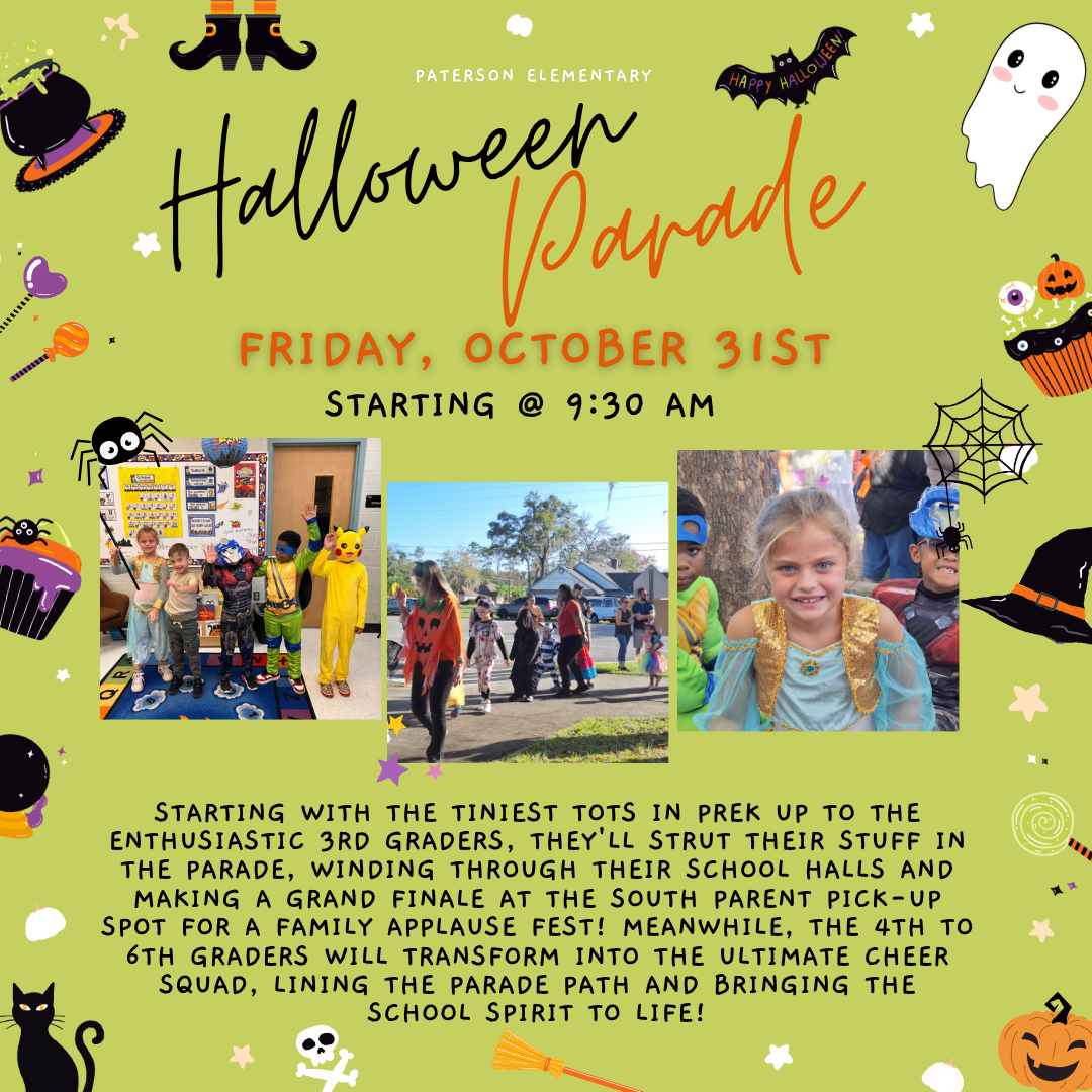 Halloween Parade Friday 10-31