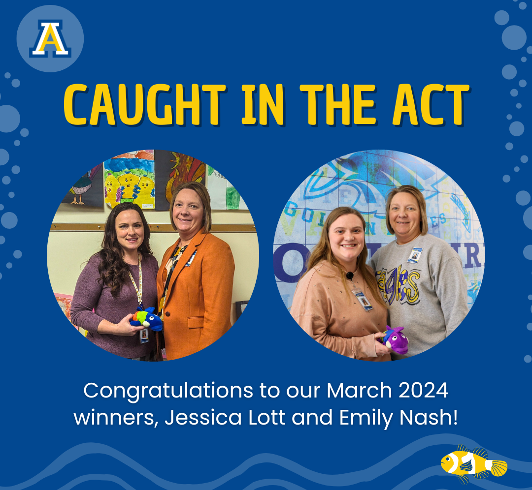 March 2024 Caught in the Act winners