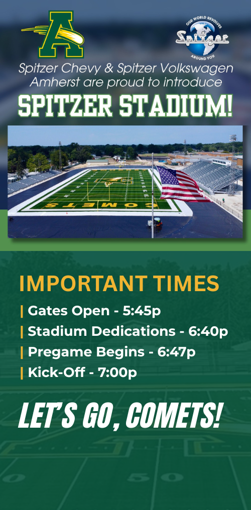 Comet Game Day times