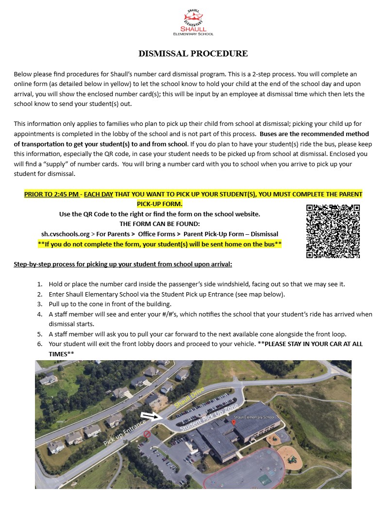 Parent Pickup Procedure