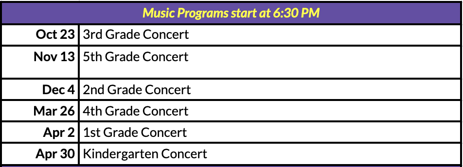 music program