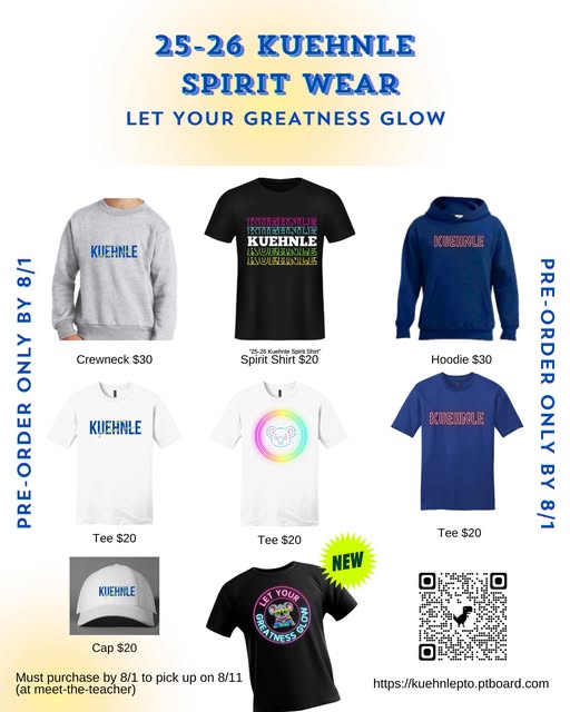 Spirit Wear 25-26