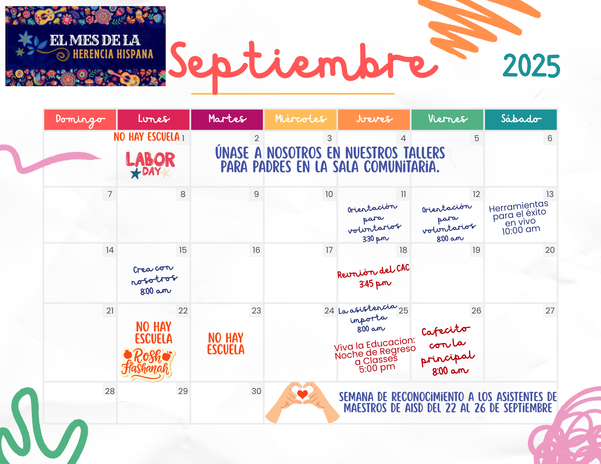 September Calendar (Spn)