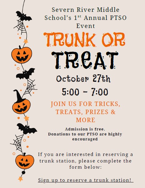 Trunk or Treat Flyer