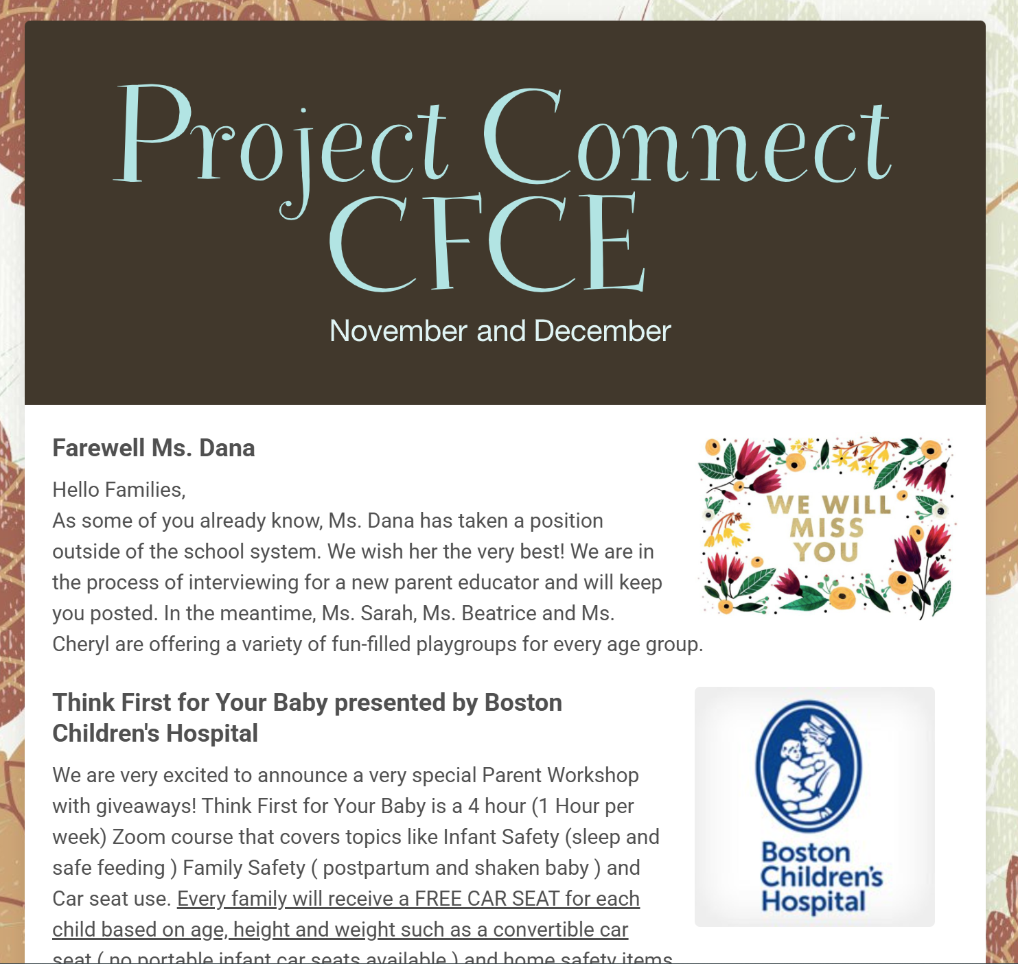 Project Connect's Smore