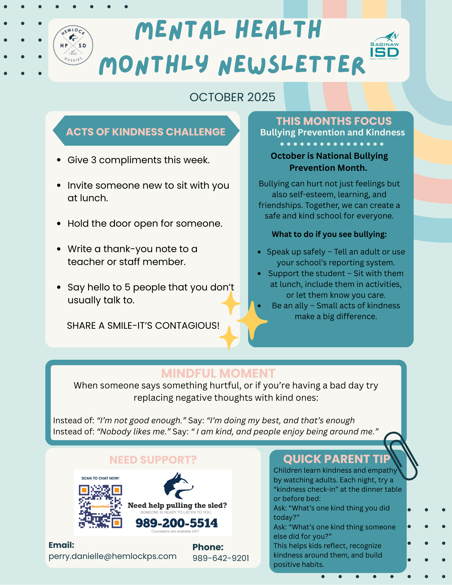 Mental Health Monthly Newsletter