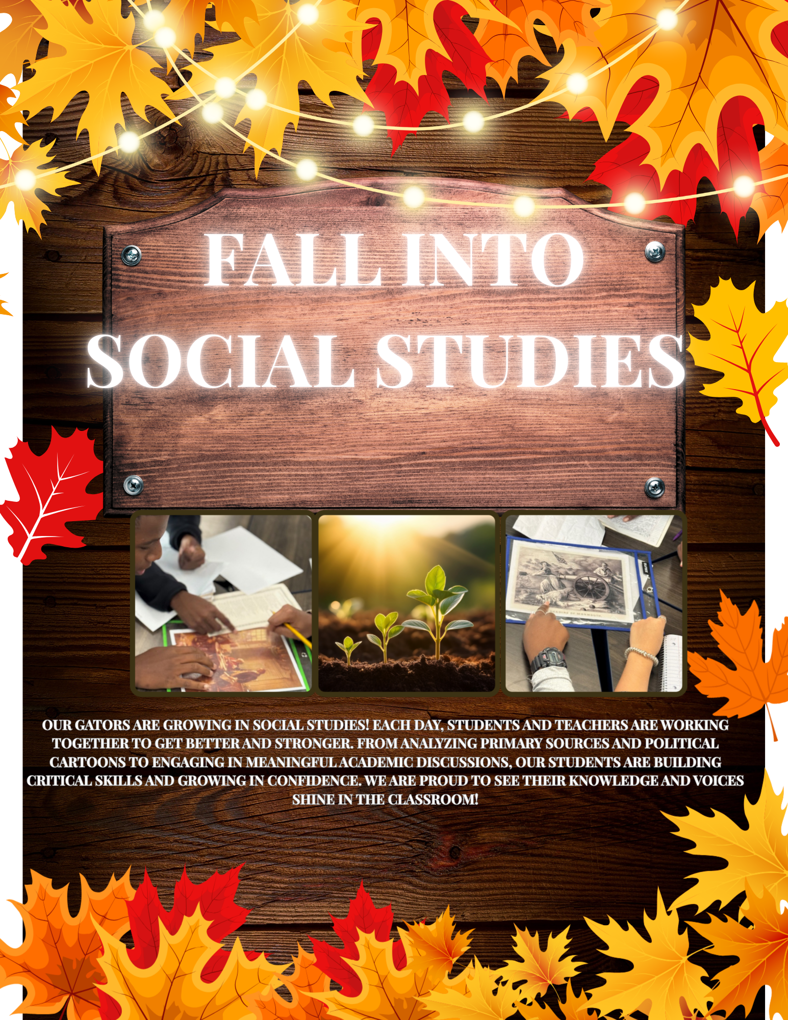 Fall into social studies