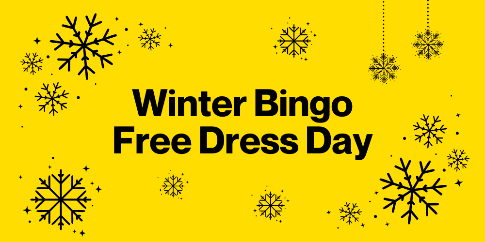 Winter Bingo Free Dress Day