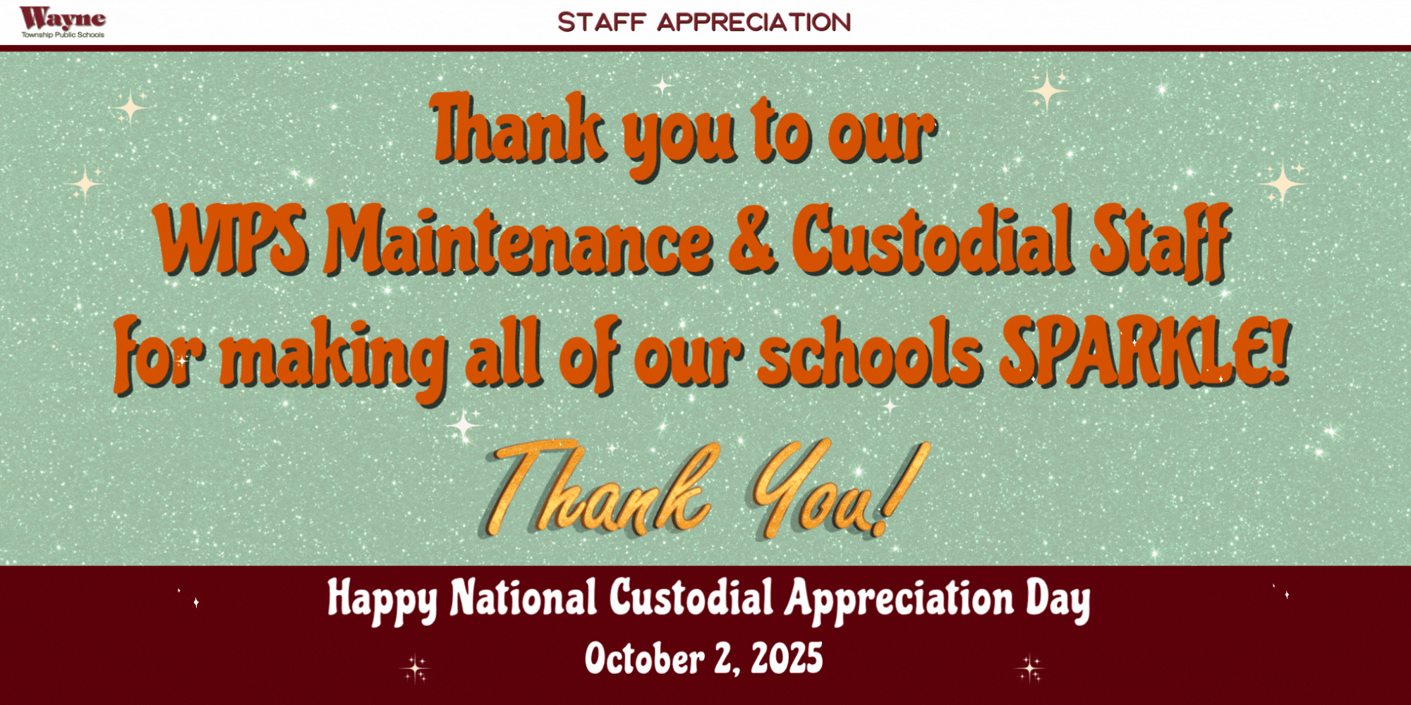 National Custodial Appreciation Day